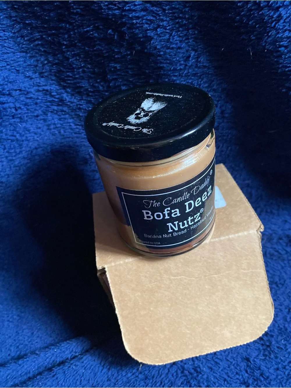 Bofa Deez Nutz Banana Nut Bread Hazelnut Vanilla Candle - Tan